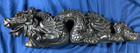 Large Chinese Dragon Statue With Red Eyes  24  Long X 9  Tall X 6  Wide  4 Lbs 