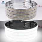 4pcs 17  Inch 5-row Pure White Led Wheel Lights Car Rim Lights Ultra-bright