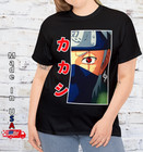 Kakashi Sharingan T Shirt Naruto Shippuden Tee 90s Anime Clothing Manga Japanese