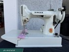 Singer 221k Featherweight White Portable Electric Sewing Machine