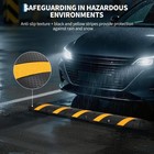 2pcs Portable Rubber Speed Bumps For Road 2 Channel Modular 22000lbs Speed Bumps