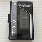 Sanyo Mgr59 Am fm Stereo Cassette Player Walkman Vtg New Headphones Tested Works