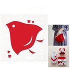 Furoshiki Wrapping Cloth Japanese Chidori Red White Hare Tsutsumi Celebration
