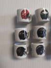Nfl Football Teams Mini Ceramic Coffee Mugs Team Logo Cups-lot Of 9 Vintage 90s