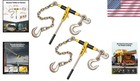Versatile 9200 Lbs Rated Ratchet Chain Binder - Ideal For Transport And Towing