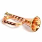 Military  Scout  Cavalry Brass  Copper Bugle Horn Vintage British Army Repro 
