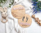 Personalized Baby Arrival Announcement Sign  Baby Name With Birth Stats