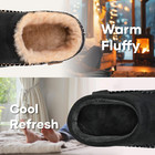 Men s Slip On Moccasin Slippers  Indoor outdoor Warm Fuzzy Comfy House Shoes  Fl