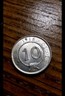 1915 h  Sarawak 10 Cent Km 9 Au    extremely Rare   
