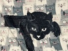 Soft Lightweight Blanket With Black Cat - 40  X 50 