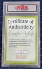 1 1 Michael Jordan Cut Game Used Chicago Bulls Jersey Relic Patch 2010 Nsa Card