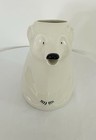 Vtg Ceramic Polar  Bear Figurine Pitcher Designer Richard Lindh Arabia Finland