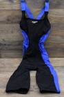 Speedo Women s Black And Blue Swimwear Powerplus Adult Kneeskin 26