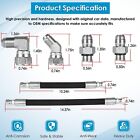 High Pressure Oil Pump Hpop Hoses Lines Kit   Crossover Line Fit For Ford 7 3l P