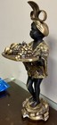 Vintage Bronze Blackamoor Metal Bronze Figure Statue