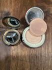 Vintage Powder Compact Lot Of 2     Vanity Makeup Cases W  Mirror   Puff