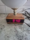 Coors Beer Lighted Globe Digital Clock Bar Advertising Sign Working Vintage