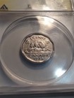 Certified 1946 Canada Five Cents Anacs Ef45  5c Repunched Date