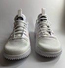 Nike Men   s 7 Huarache 9 Elite Tf Lax Lacrosse Shoes White orange Fv6141-102 New