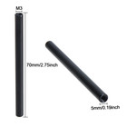     M3x70mm Round Aluminum Standoff Column Spacer Wide Head Column Spacer Pillar F