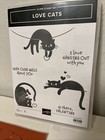 Love Cats  Stampin  Up   Clear  Cling Set Set Rubber Stamps New