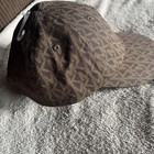 New Michael Kors Printed Mk Monogram Logo Women   s Brown Strap Back Cap hat