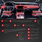 Audi A6 C8  2018-2024   12in1 Protective Film For Car Interior Center Console