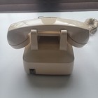 Vintage Bell System Rotary Dial Phone Western Electric Beige Desk Telephone Prop