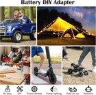 Power Wheel Adapter For Milwaukee M18 18v Battery With Switch Fuse 12awg Wire