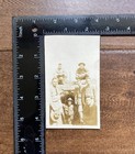 Us Army Military Trench 19 Men In Uniform Original Snapshot Antique Photo