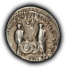 Silver Ar Denarius Augustus Ancient Roman Coin - Gaius Lucius Caesar -vf- An0224