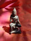 Lord Shiva Statue Antique Bronze India Hindu Deity Snake God O