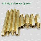 25 50 100pcs Brass M3 Hex Column Standoff Support Spacer Screw Nut For Pcb Board