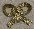The Bombay Company Brass Bow Wall Hanger 4   4 5  Open Box Vintage