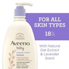 Aveeno Baby Calming Comfort Lavender Vanilla Moisturizing Body Lotion 18 Oz