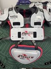 Lot Of 4 Ridell Power  Shoulder Pads  Sizes  S  Xs  Xs    Xxs 