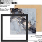 4x4 Picture Frame Black Square Photo Frame For Wall Display Lightweight High