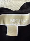 Michael Michael Kors Women   s Black gold Kors Logo Crewneck Short Sleeve Tee L