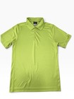 Nike Golf Dri-fit Men s Lime Green Polo Short Sleeve Button Collared Size S