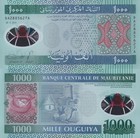 Mauritania 1000 Ouguiya 2014 P 19 Polymer Unc 1 10 Bundle Lot 10 Pcs