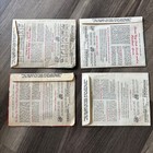 Vogart Embroidery Hot Iron Transfer Patterns Lot Of 4