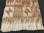 Vintage Authentic Tongan Tapa Cloth Ngatu Barkcloth Polynesian Art 6x14ft