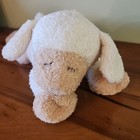 Baby Gund Cream Tan Lamb Plush Lovey 10  Stuffed Animal 42691 Super Soft Winky
