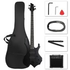 Electric Bass Guitar For Student School With 20w Amp   Carry Bag