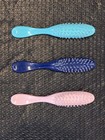 3 New Avon Flair 8  Hair Brush New In Bag  1 Turquoise  1 Blue  1 Pink Cepillos