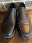 Alpine Swiss Mens Dress Shoes - Leather Lined Slip On Loafers Black Size 9 Used