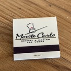 Monte Carlo Las Vegas Vintage Hotel Casino  unstruck  Matches Matchbook