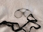 Antique 14k Spg Gold Pince-nez Spectacles Engraved Art Deco Nose Bridge Glasses