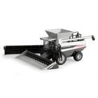Nip 2014 Agco Silver Gleaner S78 Combine Dynaflex Draper Header 1 64 Scale  489