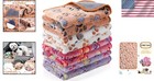 Machine Washable Pet Blankets For Small Animals - Waterproof   Soft Fleece Set